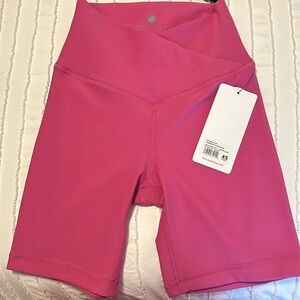 2  PAIRS: Yogalicious rib cross over 7” and everyday 7” NWT